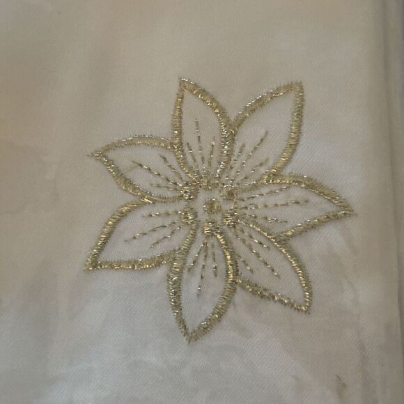 Cloth Napkins Christmas Spirit Gold Set Of 4 Bed Bath & Beyond NEW SEALED - Picture 5 of 8